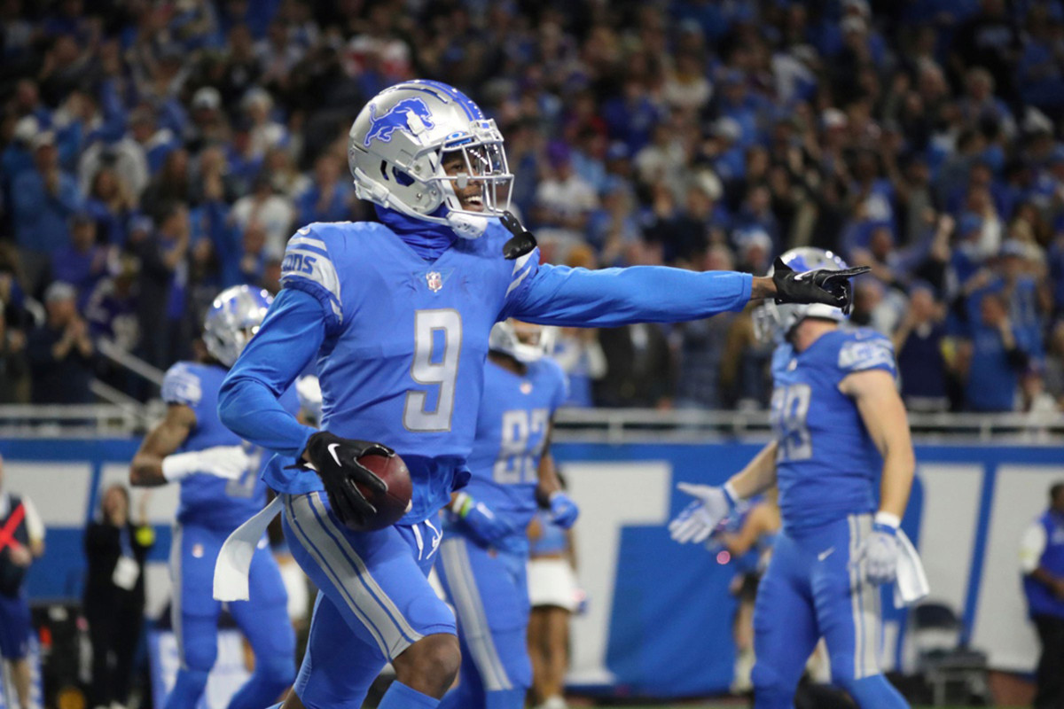 Detroit Lions wide receiver Jameson Williams